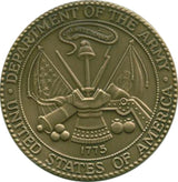 Army Service Medallion, Brass Army Medallion. by The Military Gift Store