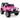 12V 2-Seat Licensed Kids Ride On Toyota FJ40 Car with 2.4G Remote Control-Pink