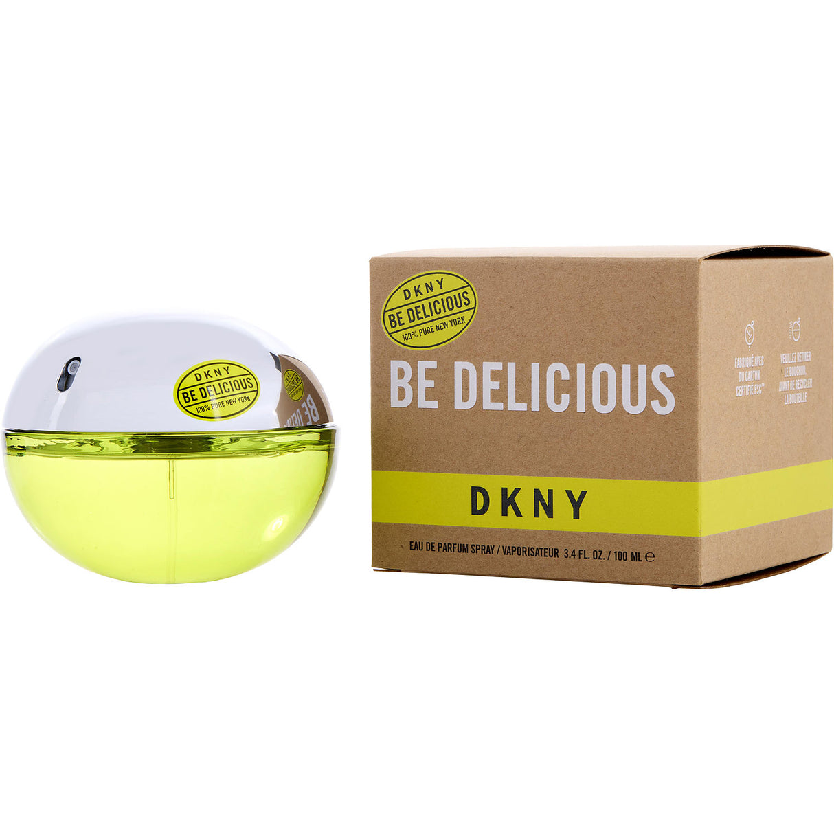 DKNY BE DELICIOUS by Donna Karan - EAU DE PARFUM SPRAY 3.4 OZ - Women