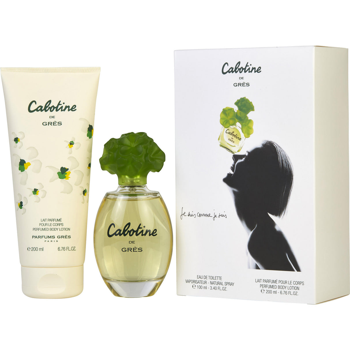 CABOTINE by Parfums Gres - EDT SPRAY 3.4 OZ & BODY LOTION 6.7 OZ - Women