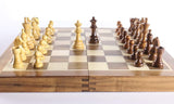 14" Folding Chess Box and Set by Chess House