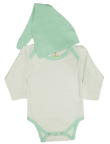 Snap Long Sleeve Body Suit & Hat- Available in 4 Colors by Passion Lilie