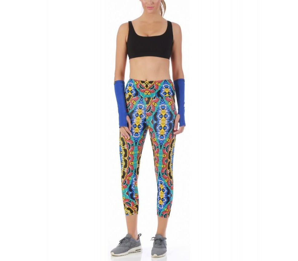 InstantFigure Activewear Capri Printed With Wide Waistband - 14504M by InstantFigure INC