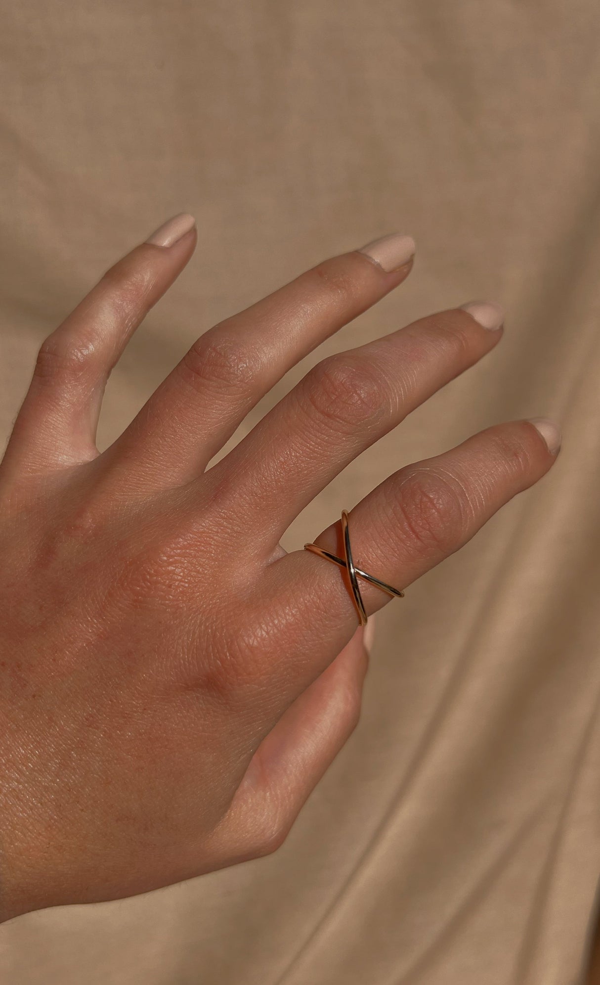 Cross Me Ring by Toasted Jewelry