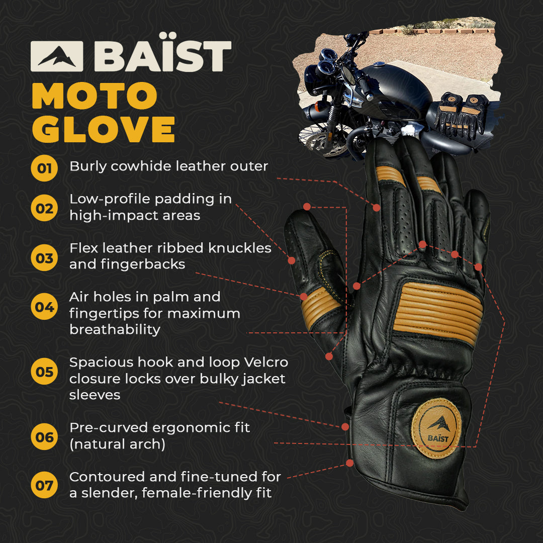 Men's BAÏST MOTO Glove by BAÏST