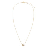 Diamond Pavé Star Of David Necklace 14K by By Adina Eden