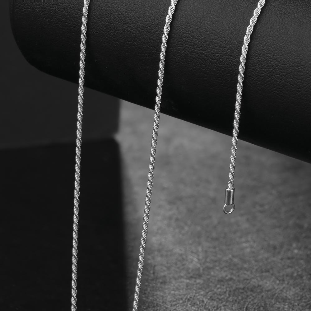 1.4mm Rope Chain in 925 Sterling Silver by Bling Proud | Urban Jewelry Online Store