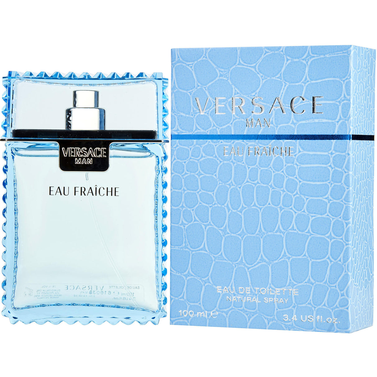 VERSACE MAN EAU FRAICHE by Gianni Versace - EDT SPRAY 3.4 OZ - Men