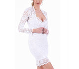 InstantFigure Two-Piece Short Lace Dress W/Matching Lace Jacket 157693 by InstantFigure INC