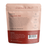 Organic Cinnamon Chai Rooibos Tea, Caffeine Free, in Pyramid Tea Bags by Paromi Tea