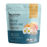 Organic Sleep With Me Herbal Tea, Caffeine Free, in Pyramid Tea Bags by Paromi Tea