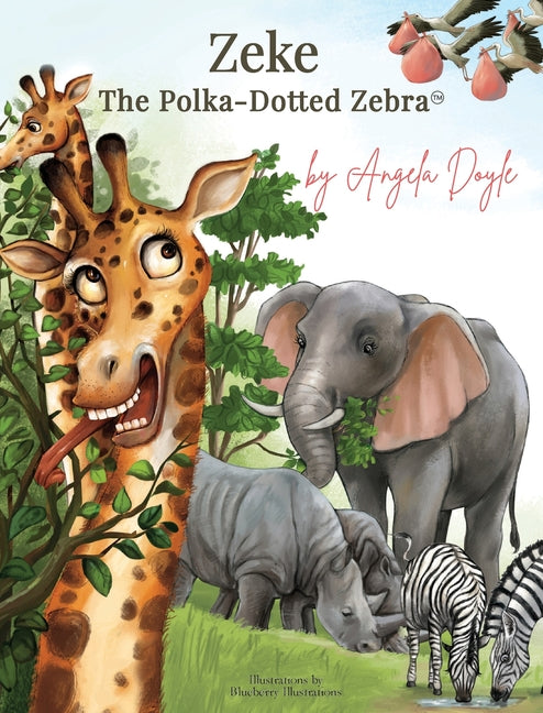 Zeke The Polka-Dotted Zebra - Hardcover by Books by splitShops