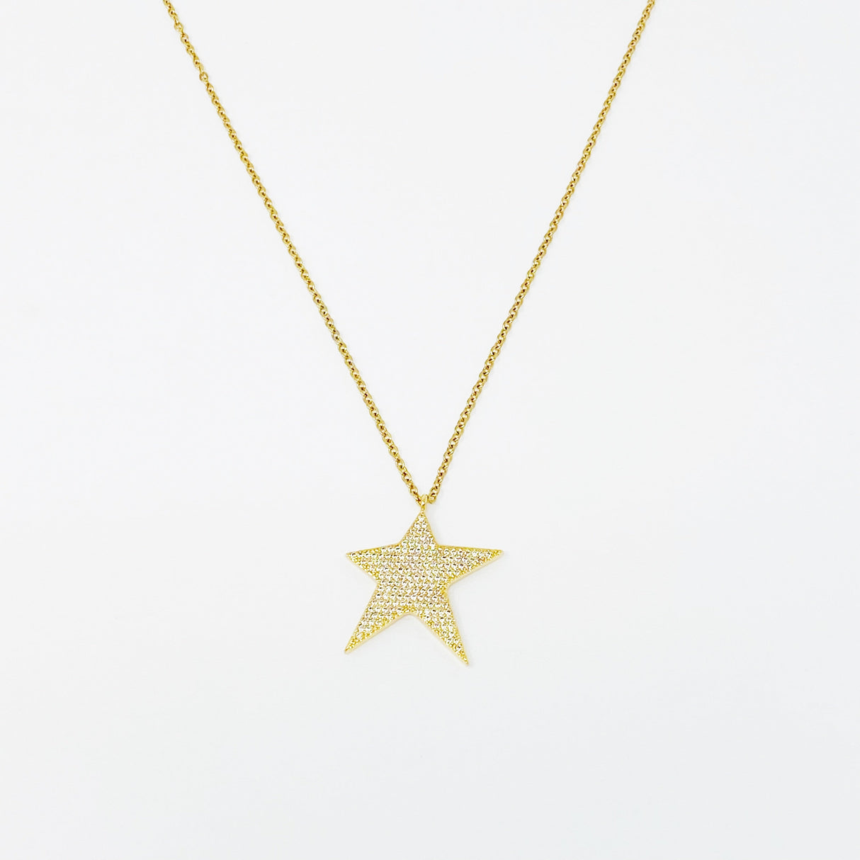 Lara Land Shiny Star Necklace by Ellisonyoung.com