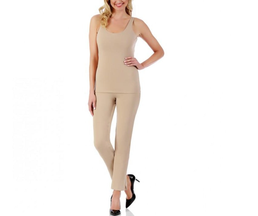 InstantFigure Straight Leg Pant W/Slit 16801M by InstantFigure INC