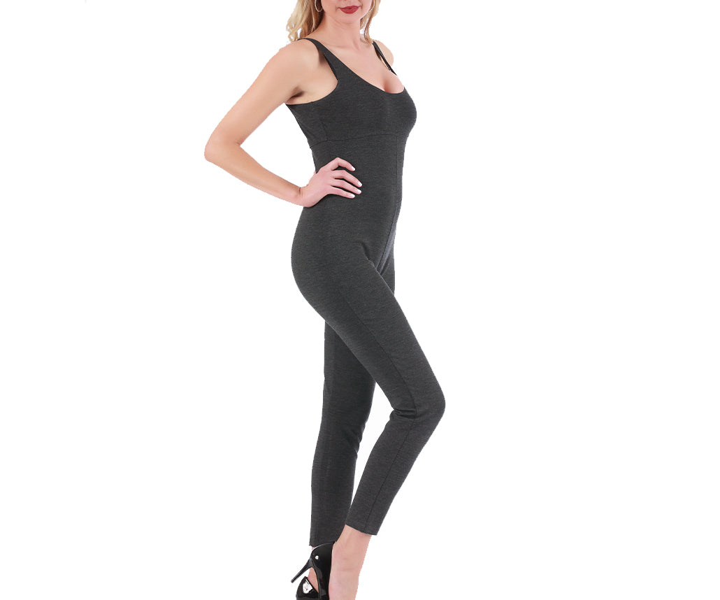 InstantFigure Curvy Pant Bodysuit scoop neck 168231C by InstantFigure INC