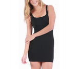 InstantFigure Cut-out Back Short Dress W/Squared Neckline 168666 by InstantFigure INC