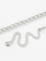 Two Pieces Chains Snake Shape Necklaces Accessories by migunica