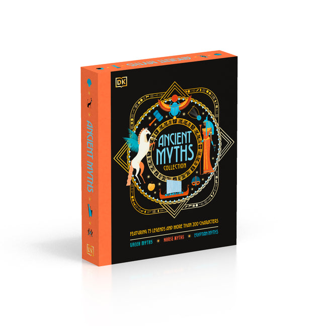 Ancient Myths Collection: Greek Myths, Norse Myths and Egyptian Myths: Featuring 75 Legends and More Than 200 Characters - Hardcover by Books by splitShops