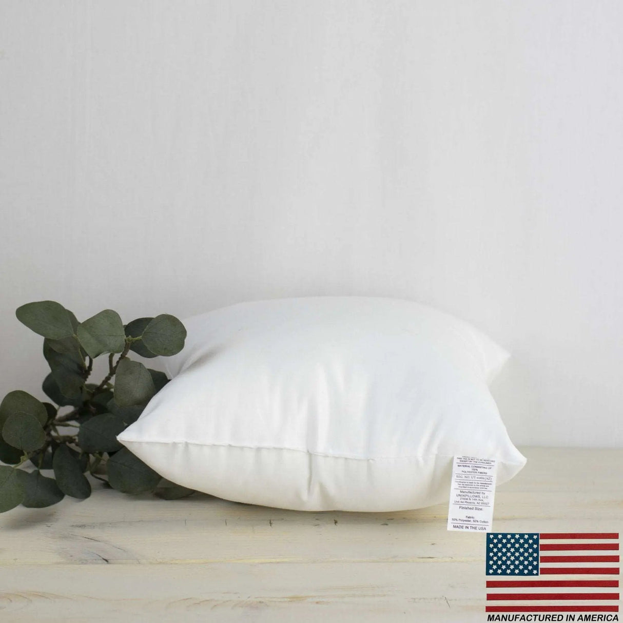 16x16 | Square Angel Hair Insert | Indoor Outdoor Down Alternative Hypoallergenic Pillow Insert | Quality Insert | Premium Insert by UniikPillows