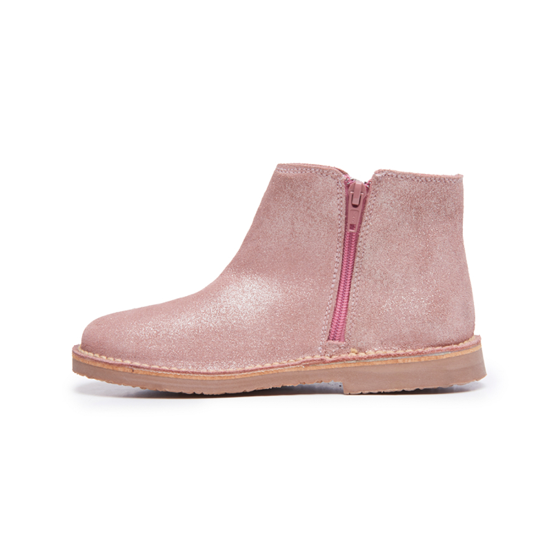 PomPom Chelsea Boots in Rose by childrenchic