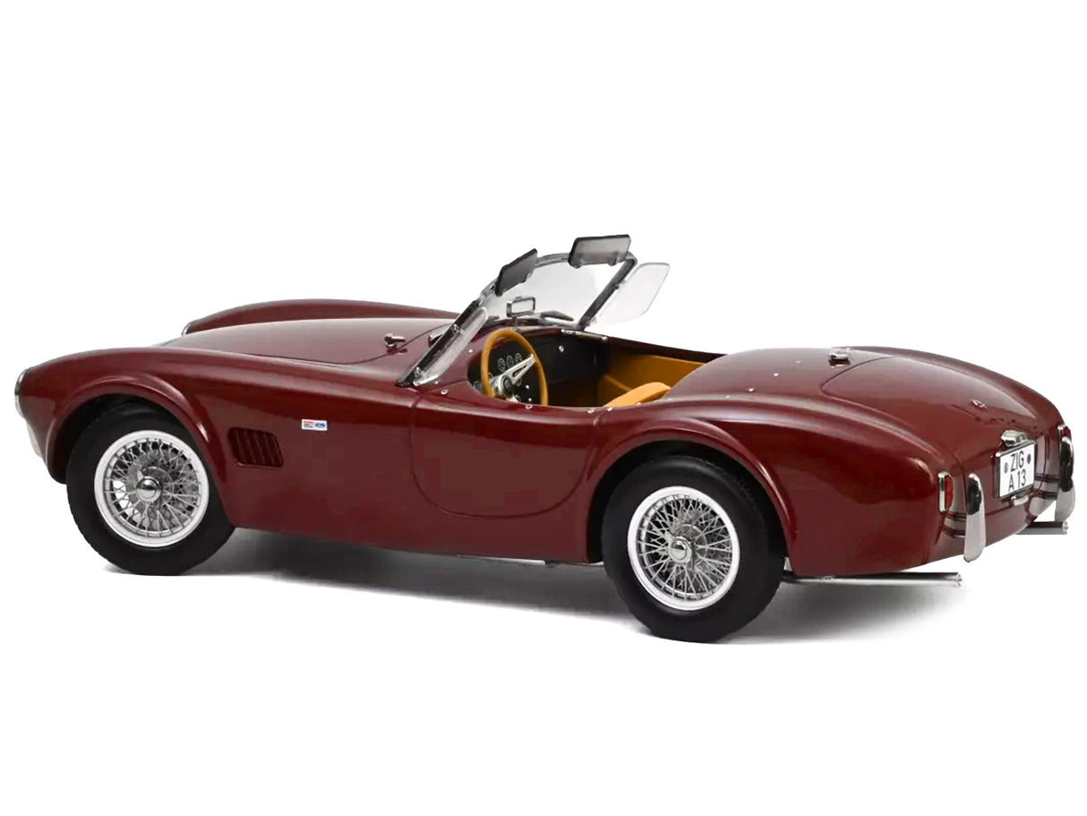 1963 AC Cobra 289 Dark Red 1/18 Diecast Model Car by Norev