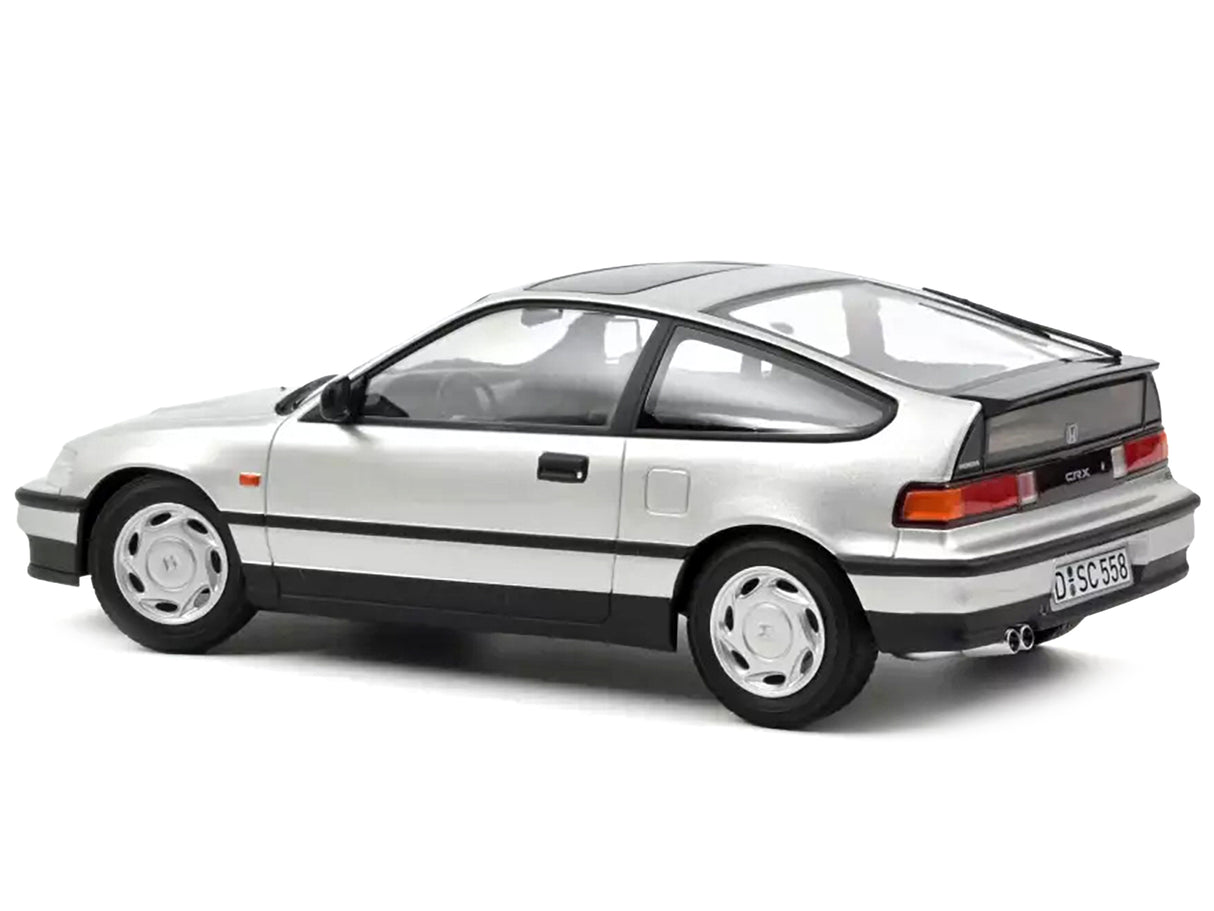 1990 Honda CRX Silver Metallic with Sunroof 1/18 Diecast Model Car by Norev