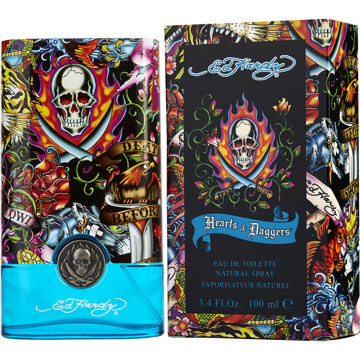 ED HARDY HEARTS & DAGGERS by Christian Audigier - EDT SPRAY 3.4 OZ - Men