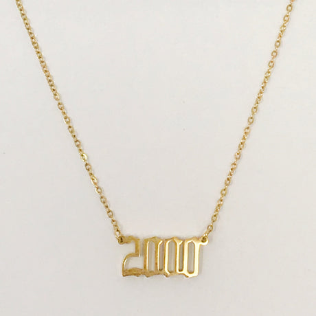 Birth Year Necklace by Ellisonyoung.com