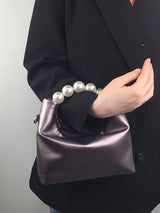 Chains Zipper Pearl Handle The Dumpling Bags by migunica