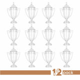 Trophy Cup Shaped Acrylic Candy Boxes 12 Pack 1.69"X3.5"X3.14" by Hammont