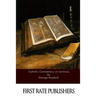Catholic Commentary on Leviticus