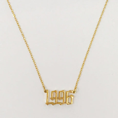 Birth Year Necklace by Ellisonyoung.com