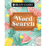 Brain Games - Take Along - Word Search - Summer-Themed Fruit Design Portable Puzzle Book