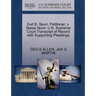 Earl B. Spurr, Petitioner, V. Stasia Spurr. U.S. Supreme Court Transcript of Record with Supporting Pleadings