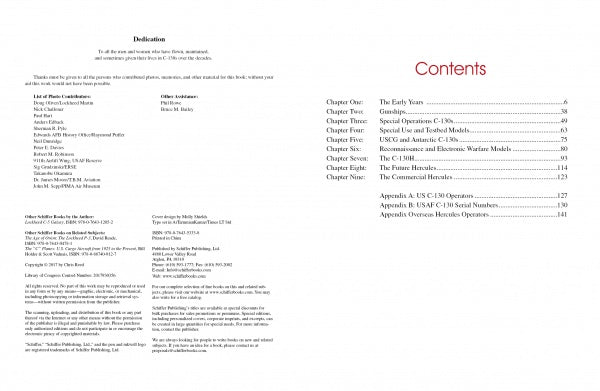 Lockheed C-130 and Its Variants by Schiffer Publishing