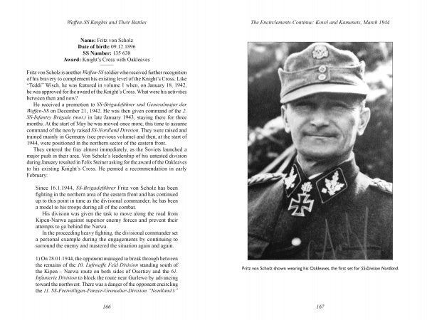 Waffen-SS Knights and Their Battles by Schiffer Publishing