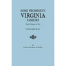 Some Prominent Virginia Families. Four Volumes in Two. Volumes III-IV
