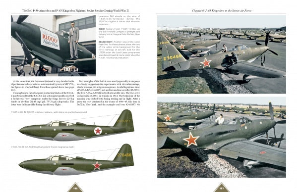 The Bell P-39 Airacobra and P-63 Kingcobra Fighters by Schiffer Publishing