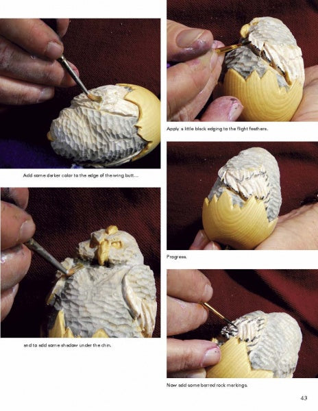 Tom Wolfe Carves Egg Heads & Other “Eggcellent” Things by Schiffer Publishing