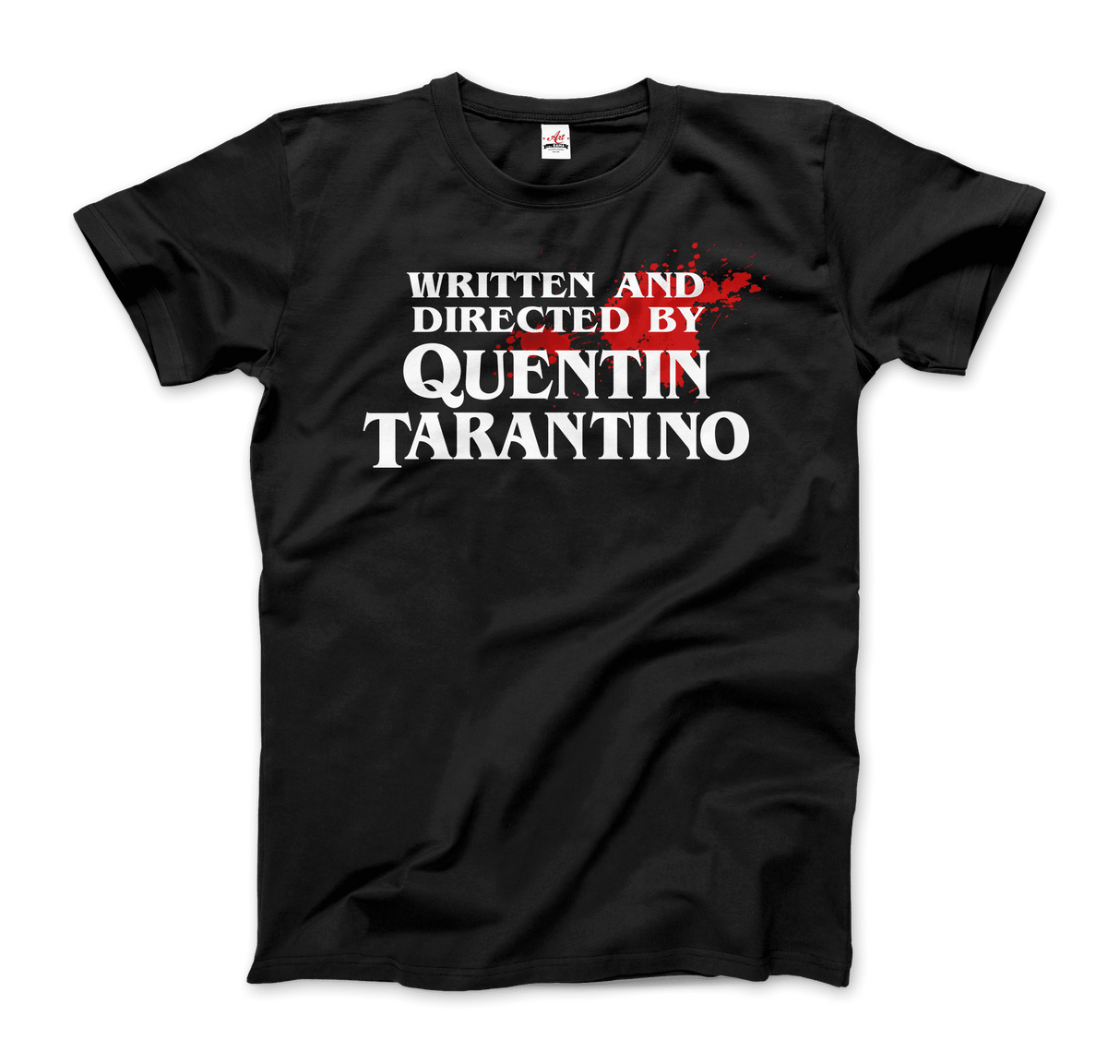 Written and Directed by Quentin Tarantino (Bloodstained) T-Shirt by Art-O-Rama Shop - Vysn