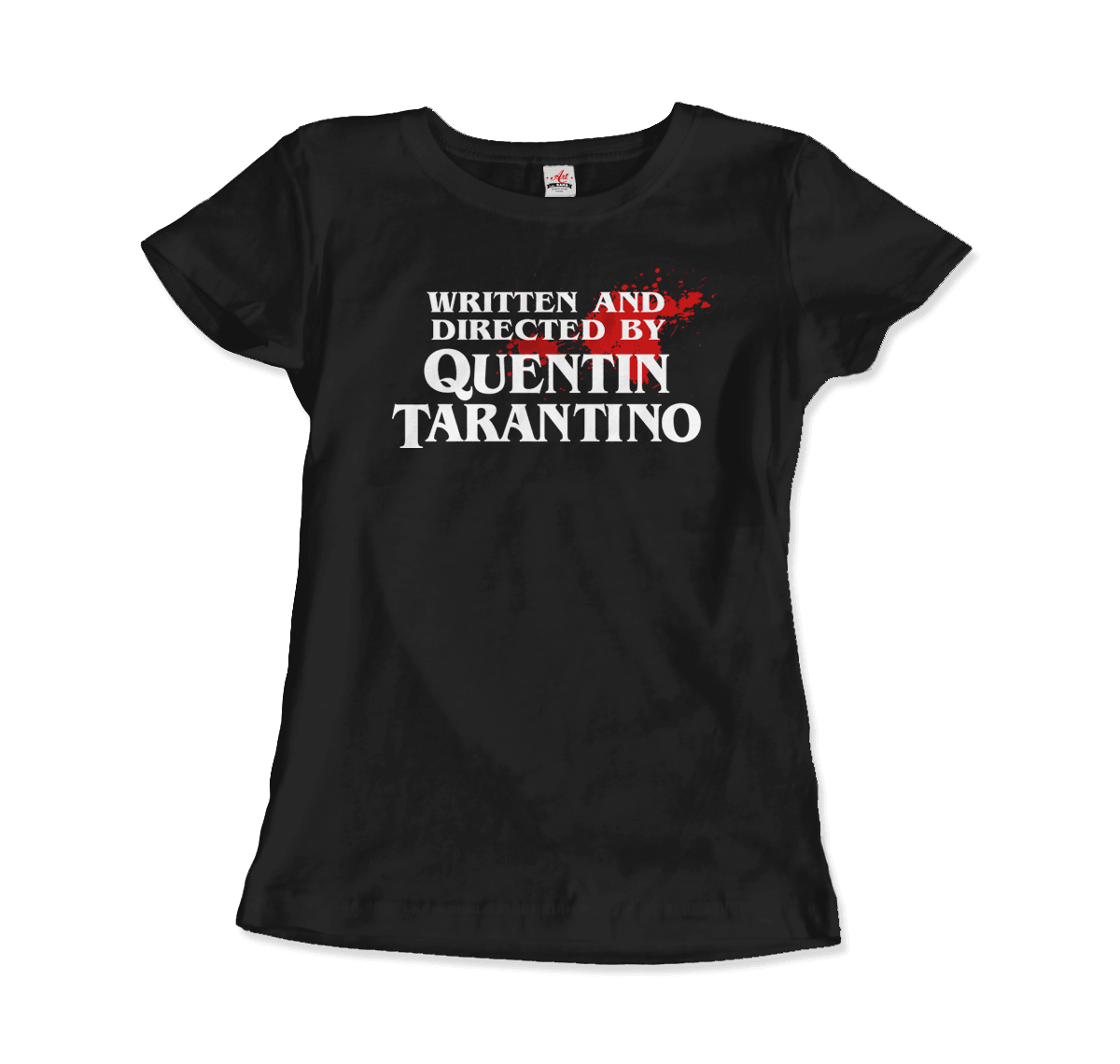 Written and Directed by Quentin Tarantino (Bloodstained) T-Shirt by Art-O-Rama Shop - Vysn