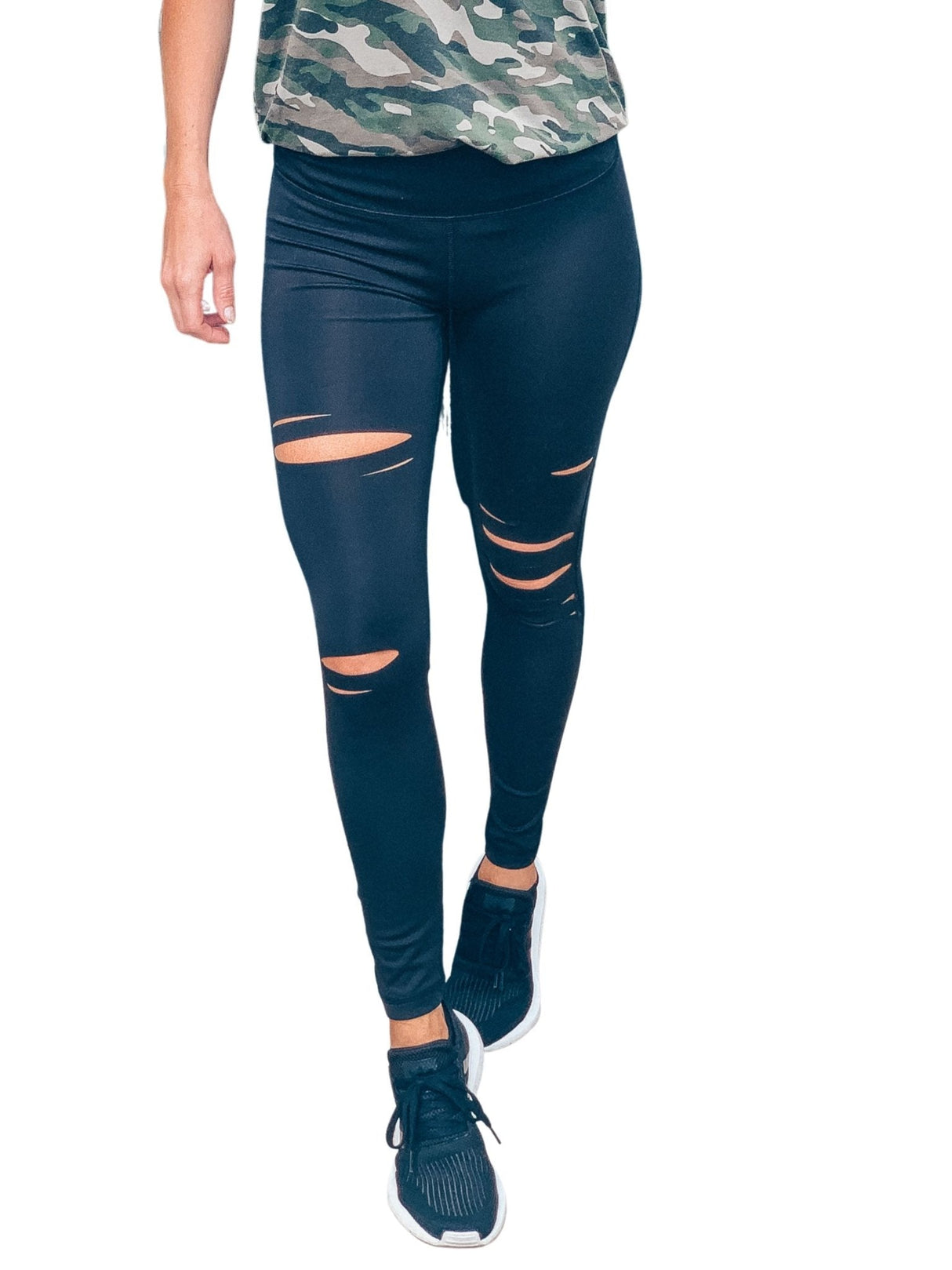 Laser Cut Highwaist Leggings *MORE COLORS* by Sweetees