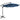 10 ft 360° Rotation Solar Powered LED Patio Offset Umbrella-Blue