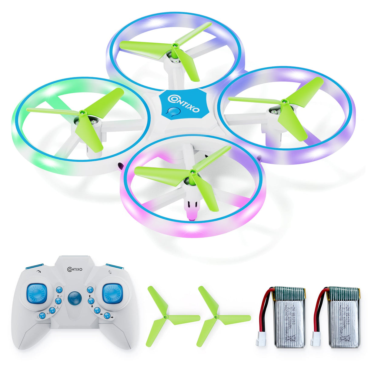 Contixo TD1 Dragonfly Drone with LED Light Effects by Contixo