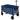 Outdoor Folding Wagon Cart with Adjustable Handle and Universal Wheels-Navy