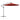 10 ft 360° Rotation Solar Powered LED Patio Offset Umbrella without Weight Base-Dark Red