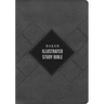 CSB Baker Illustrated Study Bible, Charcoal Leathertouch