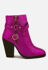 cat-track leather ankle boots by London Rag