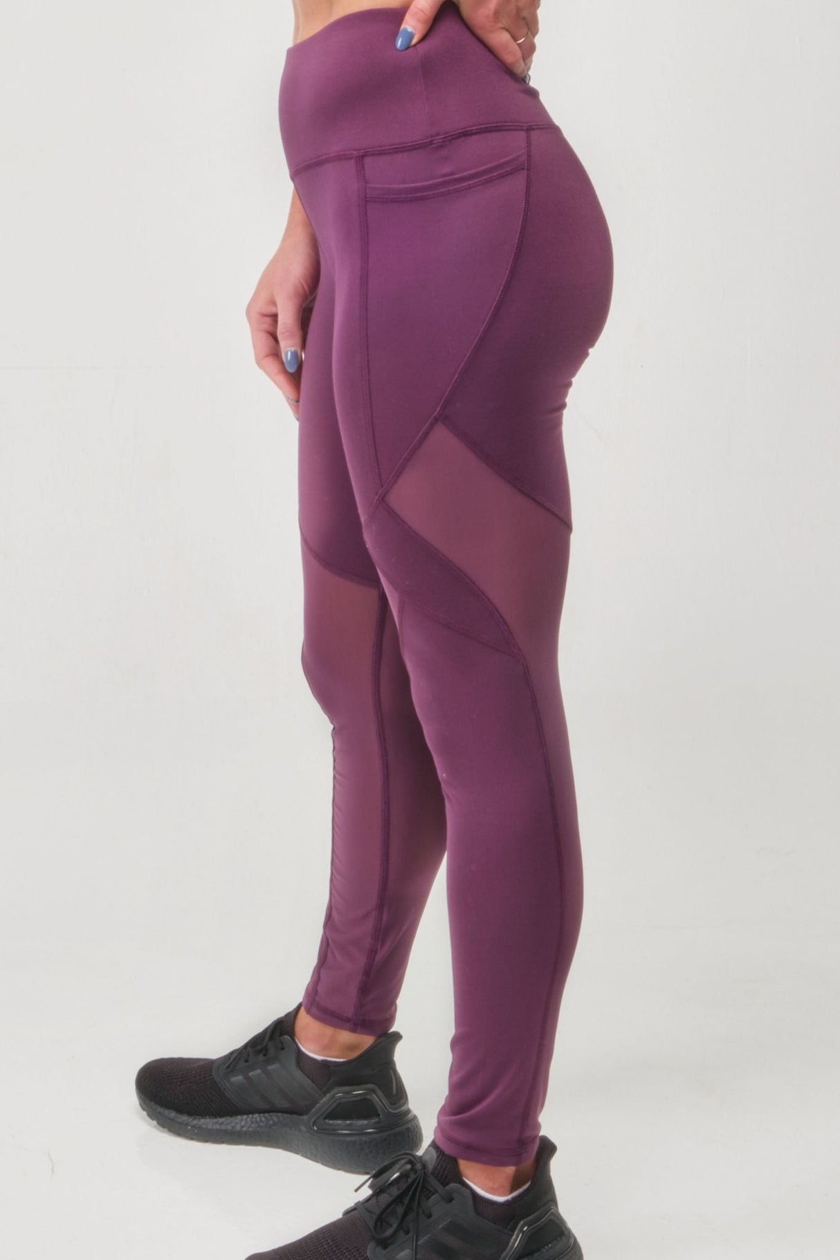 High-Rise Mesh Legging with Pockets by Seaav