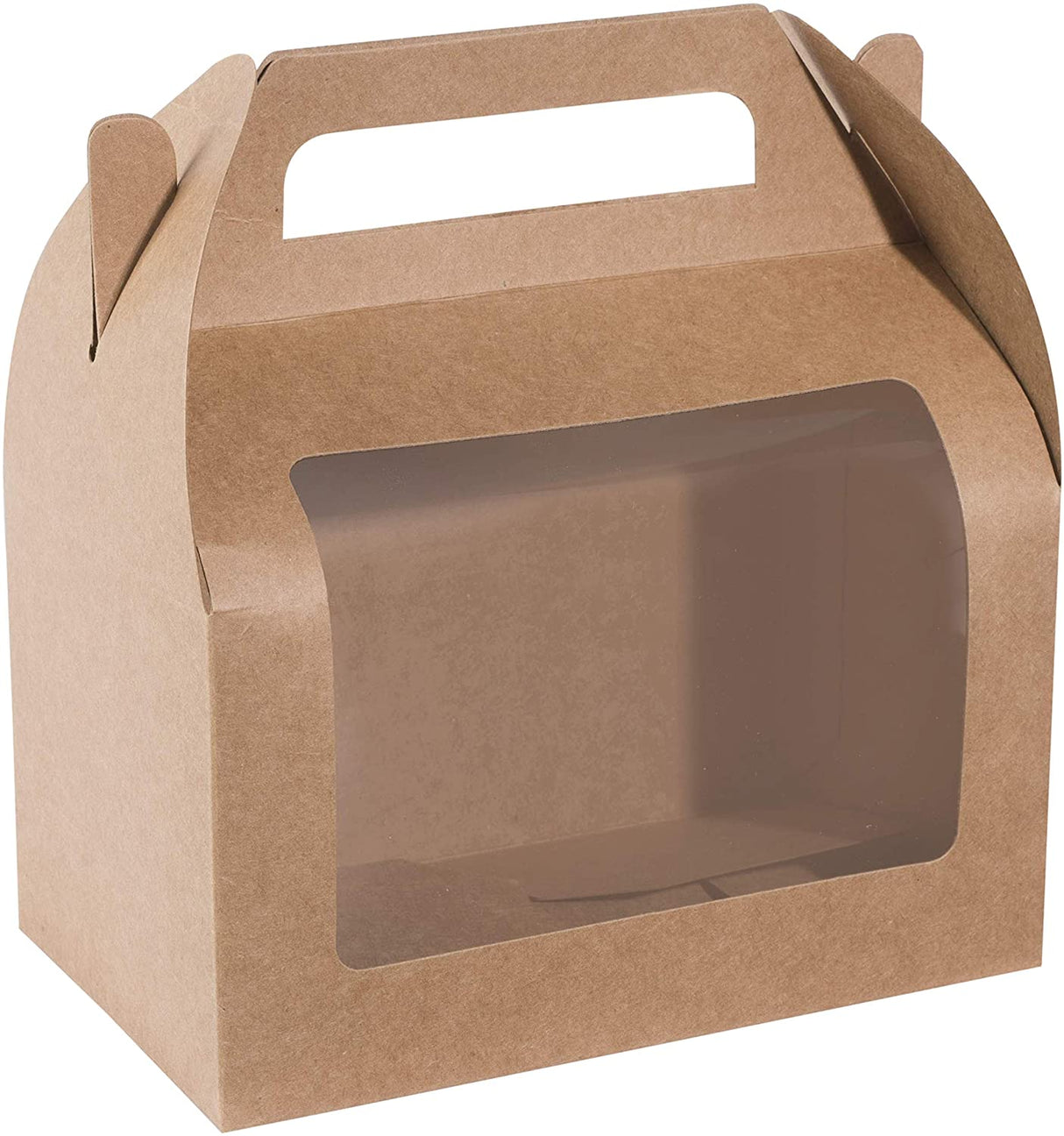 Kraft Window Treat Box 6.25" X 3.75" X 3.5" 20 Pack by Hammont